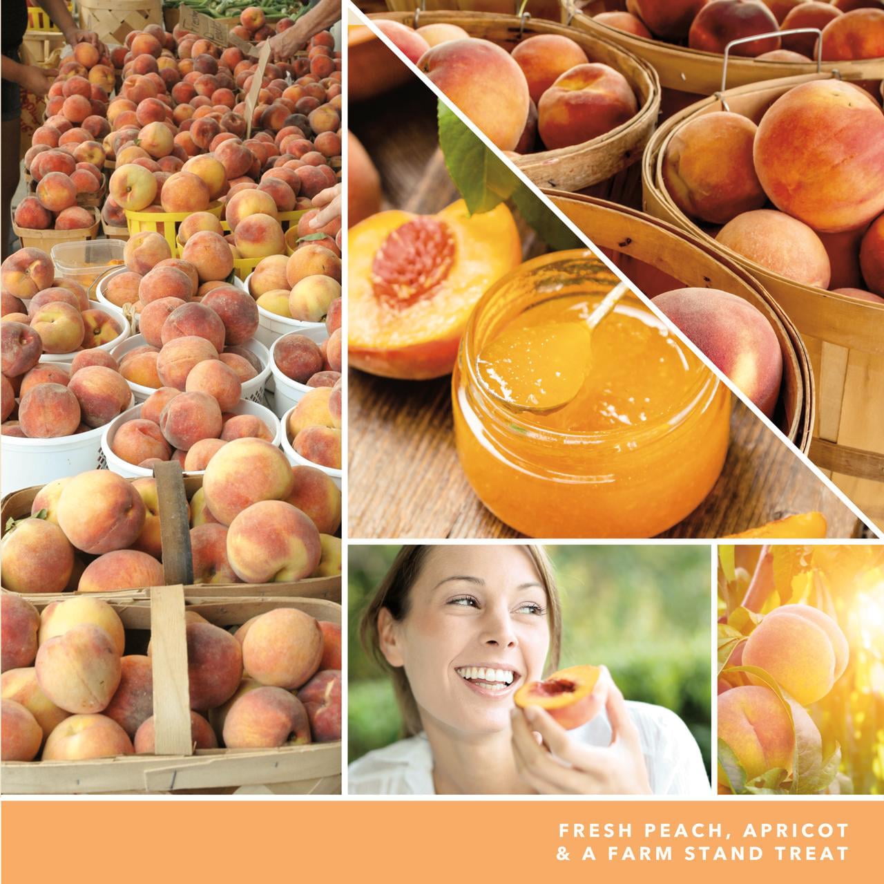 Yankee Candle Farm Fresh Peach - Original Large Jar Candle