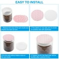 thumbnail image 5 of 28mm/1.09inch Foam Lid Liner, 300Pcs PS Resistant Pressure Sensitive Seal White Red, 5 of 7