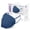Denim, variant on WellBefore Welcome Series KN95 Disposable Face Mask, Black, Medium, 5-Layer Protective Face Mask, Individually Wrapped, Pack of 50