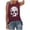 C-Brick Red424, variant on DHFJKG Sleeveless Tank Tops For Women Summer Casual Loose Fit Skull Print Crew Neck Graphic Tees Versatile Top