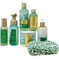 thumbnail image 4 of Bath & Body Works Aromatherapy Stress Relief Eucalyptus Spearmint Gift Set -Body Lotion, Body Wash,  Oil Mist, 3-wick Candle, Body Oil, Hand Soap and Lounge Socks - with a Fresh Forest Bar Soap, 4 of 7