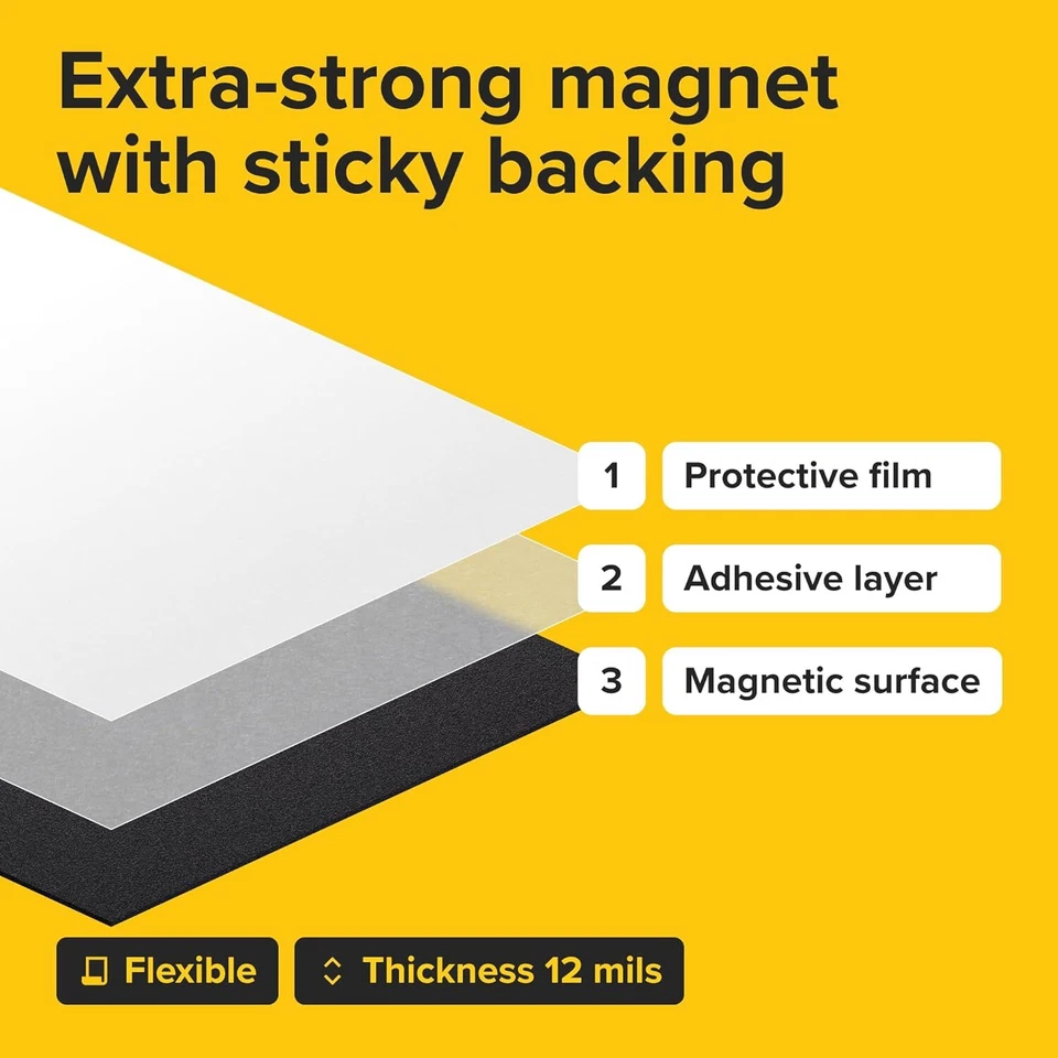 Sheets For Magnetic Stickers And Photos - 100% Customizable