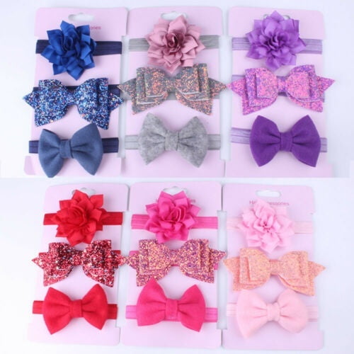 elastic bow headband