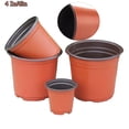 thumbnail image 1 of Plastic Plant Nursery Pots Reusable for Seed Starting Seedlings Cuttings Transplanting Flower Plant Pots, 1 of 6