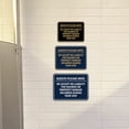 thumbnail image 5 of Signs ByLITA Classic Framed Guests Please Note: We accept no liability for injuries or property damage incurred during your stay Door or Wall Sign (Blue) - Medium, 5 of 8