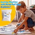 thumbnail image 6 of TYMZDYN Airplane Toys, Metal Plane Pull Back Airplane Toys for 3 4 5 6 Years Old Boys Girls, Die Cast Aircraft Plane Models, Kids' Play Vehicles Aeroplane Airplanes for Kids Birthday Easter Gifts, 6 of 8