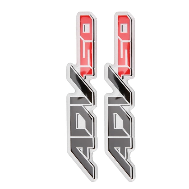 Calcomanía con emblema de motocicleta, par de calcomanías con emblema de motocicleta, calcomanía reflectante, calcomanía con emblema de motocicleta resistente y duradera