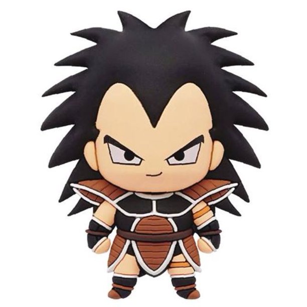 Monogram Dragon Ball Z 3D Figural Bag Clip Series 1 Raditz Minifigure
