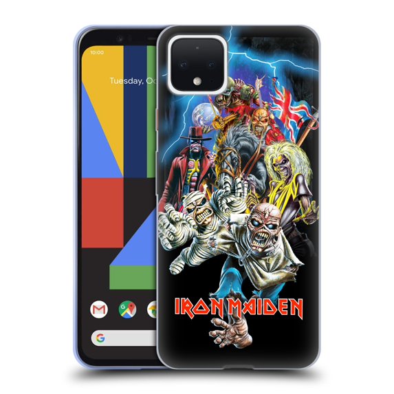Head Case Designs Officially Licensed Iron Maiden Art Best Of Beast Soft Gel Case Compatible with Google Pixel 4