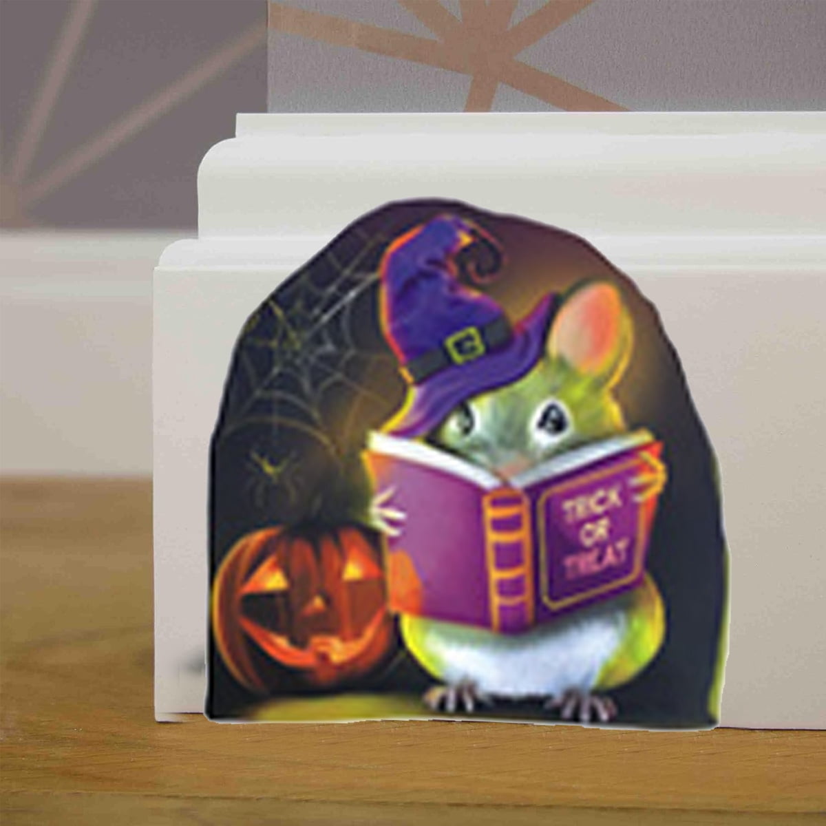 Ratón leyendo un libro, calcomanía decorativa para pared, aula ...