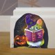 thumbnail image 1 of Ratón leyendo un libro, calcomanía decorativa para pared, aula, biblioteca, estantería, amante de los libros, adorable, 1 of 5