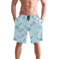 thumbnail image 4 of joogoo Men's Swim Trunks Tennis Racket Beach Shorts with Pockets 2XL, 4 of 6