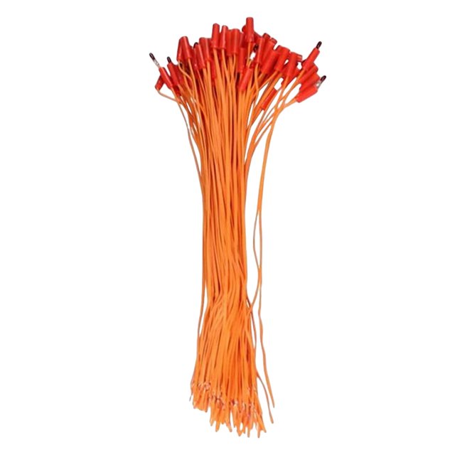 Fusible de alambre de de 50 piezas, partido de fusible del sistema de disparo de encendido para portátil de boda 50cm Baoblaze Fusible de cable de conexión