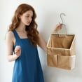 thumbnail image 5 of Linen Fabric Home Storage Organizer Decorative For Living Room Bedroom Closet Natural Material Organizing Solution, 5 of 5