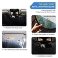 thumbnail image 3 of Foldable Car Windshield Sunshade UV Sun Visor Protector Blocks UV Rays Keeps Vehicle Cool 53x23.5 Inch Beautiful Garden, 3 of 8