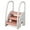 Pink, variant on Gymax Three-Step Stool for Toddlers Children Step up Leaning Helper w/Safety Handles Pink