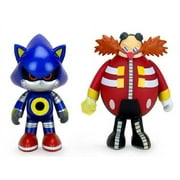 Sonic The Hedgehog Metal Sonic & Dr. Robotnik 3" Vinyl Figure Two-Pack