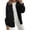 C-Black606, variant on DHFJKG Womens Quilted Jacket Loose Fit Curved Hem Button Front Turndown Collar Jacket Autumn Winter Lightweight Warm Stylish Coat