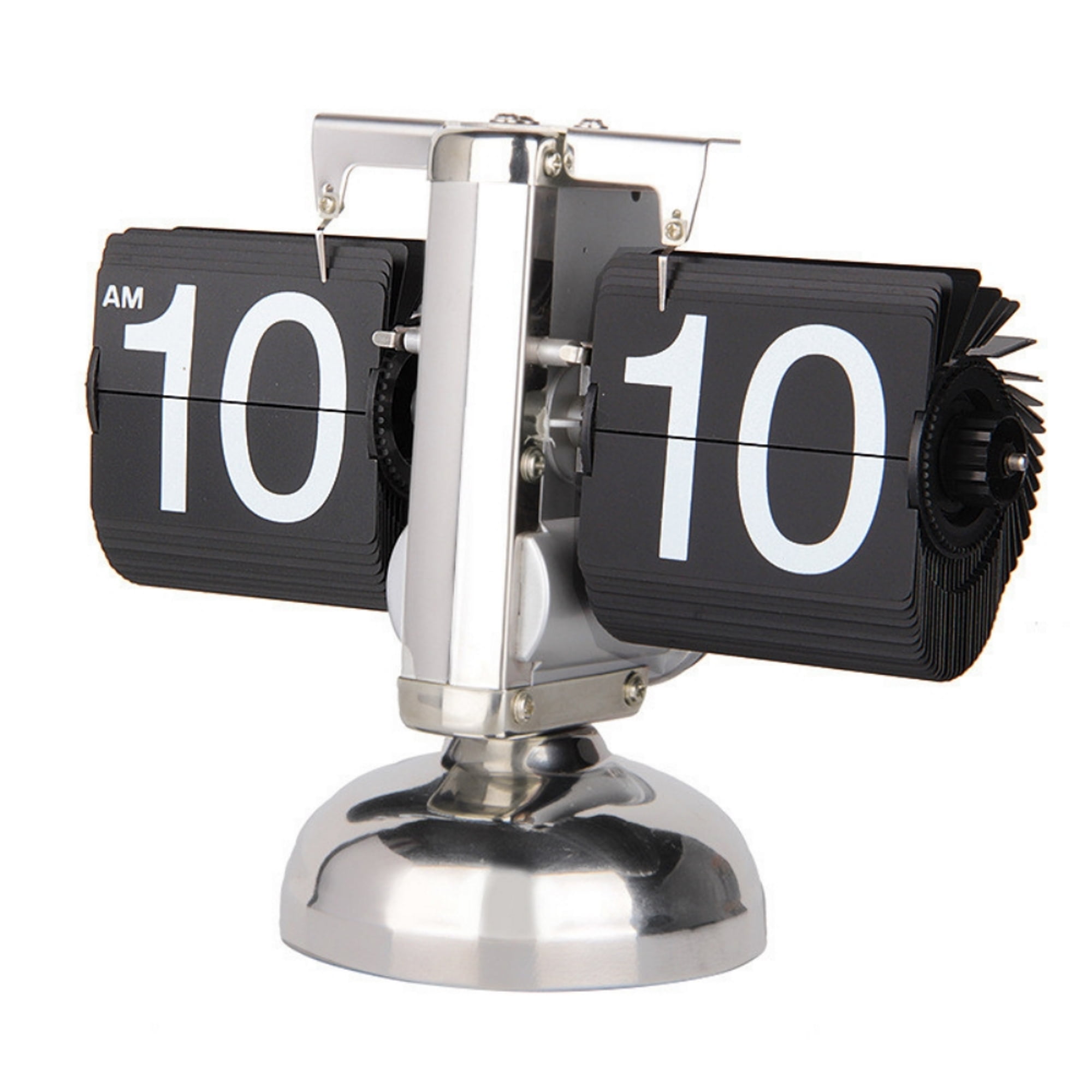 Betus [Retro Style] Flip Down Desk Shelf Clock Classic Mechanical