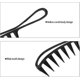 thumbnail image 2 of Wide Tooth Comb for Curly Hair with Rounded Edge Teeth and Ergonomic Handle Design Black, 2 of 4
