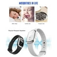 thumbnail image 4 of Ultrasonic Mosquitoes Repeller Bracelet with Clock Body Temperature Monitoring Function Summer Indoor Outdoor Smartband, 4 of 4