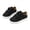E017-Black, variant on Kids Color Block Synthetic Leather Sneakers Breathable Casual Double Hook and Loop Fastener Flat Shoes New Girls Athletic Shoes