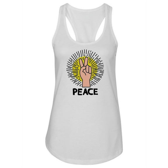 Peaece! Tank Women -Image by Shutterstock, Female Medium