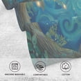 thumbnail image 4 of 2 Pack 100% Cotton Towels Soft Absorbent Towel Set for Bathroom Beach Sports 16x28in Magical Lantern, 4 of 8