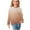 Brown, variant on Erwazi Toddler Girls Long Sleeve Tees Basic Crewneck Soft T-shirts Kids Long-Sleeve T-Shirts Fall Tops Clothes