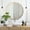 Natural Wood-Round 31", variant on Dasun Solid Wood Wavy Mirror--Natural-Wood Vanity Mirror Wall Decor 31" x 31" Modern Mirror Wall Decor for Bathroom, Bedroom, Living Room, Dining Room, Cloakroom, Entryway