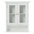 thumbnail image 4 of Simpli Home Acadian 28" H x 23.6" W Double Door Wall Bath Cabinet in Pure White, 4 of 14