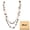 Brown, variant on Long Statement Necklaces for Women Trendy, Boho Costume Jewelry Layered Crystal Beaded Collar Necklaces for Women (NK-10084-Pirate Black)