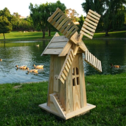 Shine Company Decorative Windmill Natural by Shine Company