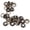 Bronze, variant on LAZIOEGR 100 Pcs Brass Eyelets Grommets for Leather Craft Clothing DIY Tool Knitting Accessory Repair Replacement Set (Black 8mm / 0.31 inches)