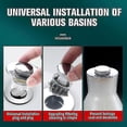 thumbnail image 5 of Wash Basin Core Bounce Drain Filter Up Bathroom Sink Plug Stopper Universal, 5 of 5