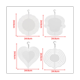 thumbnail image 1 of Soccer Star Style Wind Power White Coated Aluminum Plate Double-Sided Printing Heat Transfer Wind Chime Turntable, 1 of 6