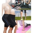 thumbnail image 5 of MISS MOLY Women Weight Loss Hot Neoprene Sauna Sweat Pants Workout Yoga Running Capris Leggings Body Shaper, 5 of 6
