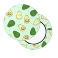 thumbnail image 2 of Kll Avocado Round Bar Chair Cushion Cover 12 Inch,Bar Stool Protector With Elastic, Soft Washable, 2 of 7