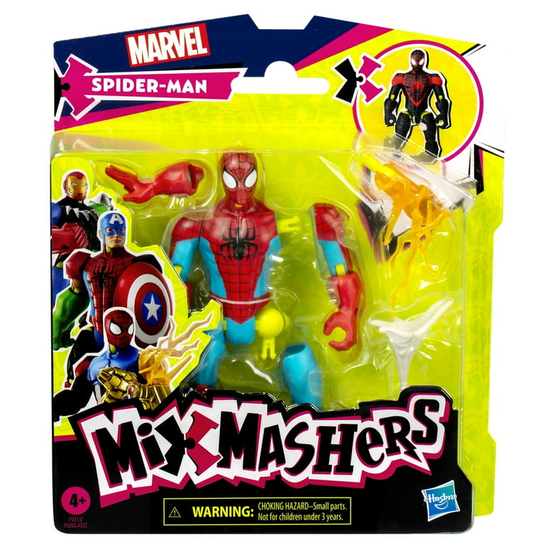 Spider-Man MixMashers Marvel Action Figure 5-inch Superhero Toys