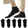 thumbnail image 2 of Women's Pure Cotton Short Socks Thin Breathable Anti Odor Casual Summer Sports, 2 of 5