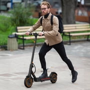 Electric scooters for adults, 8.5 tire, 19 mph, 19-mile range, 550W foldable with side light & app