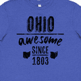 thumbnail image 4 of Inktastic Ohio Awesome Since 1803 Youth T-Shirt, 4 of 5