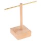 thumbnail image 4 of 2x Práctico Base de Estante de Suspensión de Joyería con Orificios Cuelga Pendientes Organizador Soporte de Soporte de Hugo Estante para colgar aretes de madera, 4 of 10