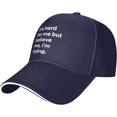 thumbnail image 1 of Believe Me I'm Trying My Best Hat Classic Low Profile Baseball Cap Adjustable Golf Dad Hats, 1 of 8