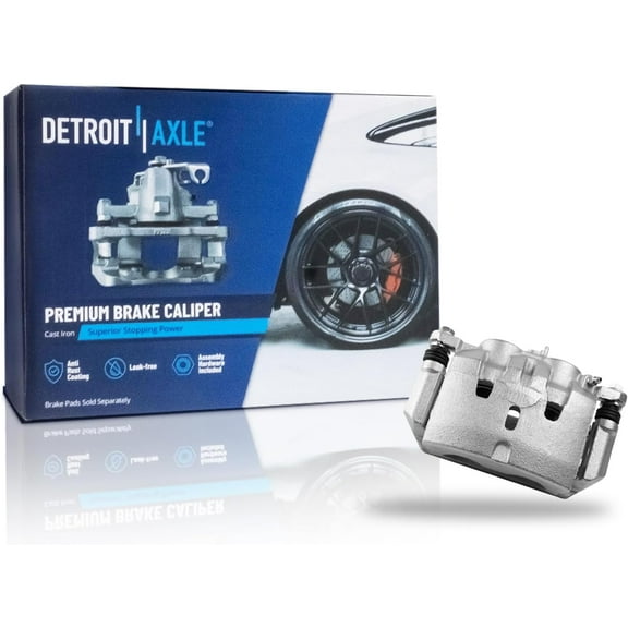 Detroit Axle - Front Left Brake Caliper with Bracket Replacement for 2009 2010 2011 2012 2013 2014 2015 Honda Pilot