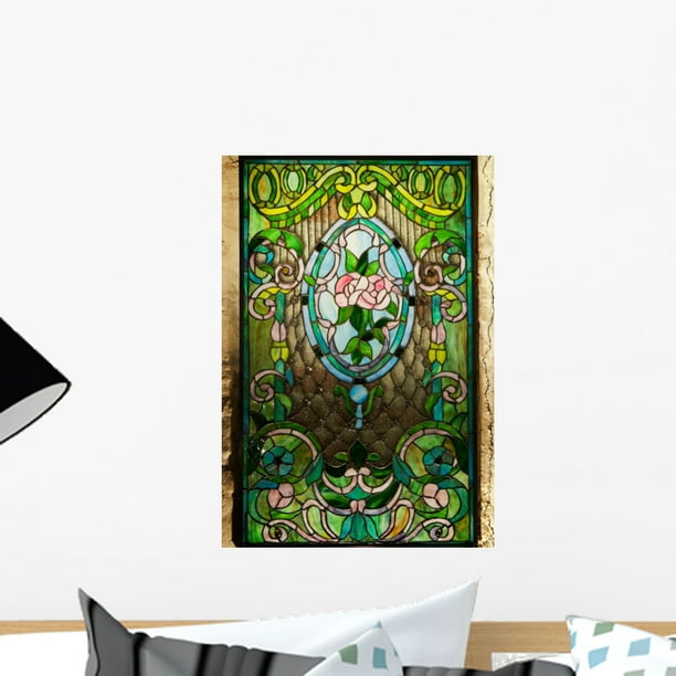 Beautiful Stainedglass Window Wall Mural Decal by Wallmonkeys Vinyl