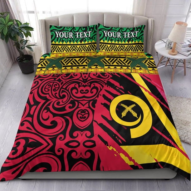 (Personalizado) Juego de cama Vanuatu Dreamy Bandera y diseño LT13