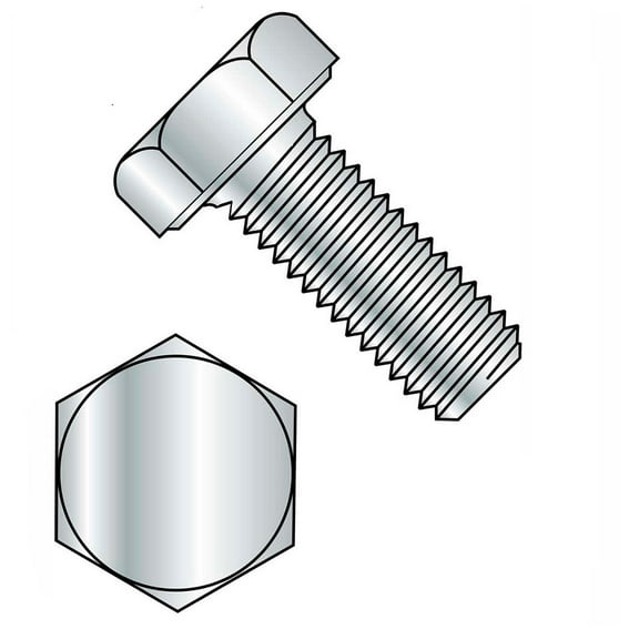 Hex Bolt - 1/4-20 x 3/4"" - Grade A - Steel - Zinc CR 3 - UNC - FT - A307 - Pkg