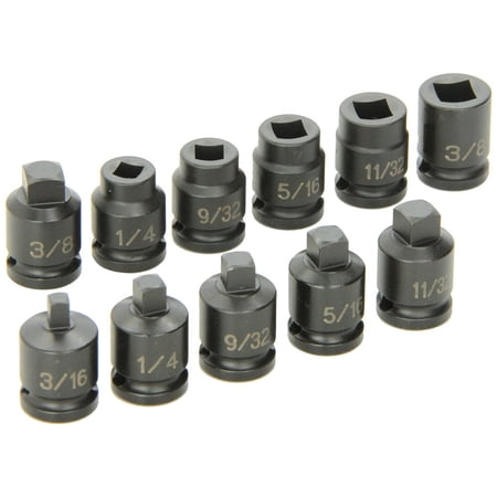 UPC: 0838780002132 | Grey Pneumatic 1211P 11-Piece 3/8 in. Drive Pipe Plug Standard Socket Set