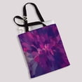 thumbnail image 2 of PKQWTM Purple Flower Brush Strokes Version Canvas Shoulder Bags Handbags Tote Bags Shopping Bag, 2 of 2